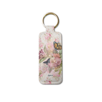 Vintage Bloom Lip Balm Pouch Keychain