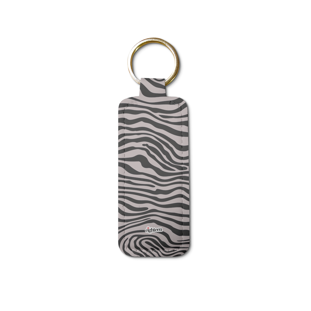 Saharan Stripe Lip Balm Pouch Keychain
