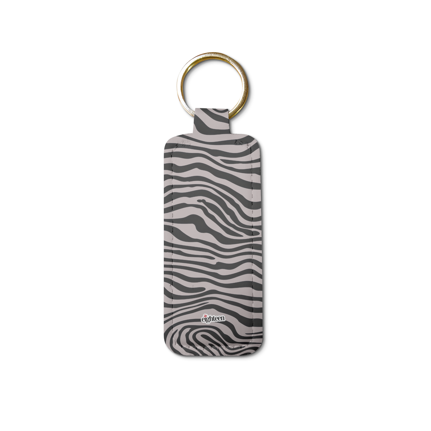 Saharan Stripe Lip Balm Pouch Keychain