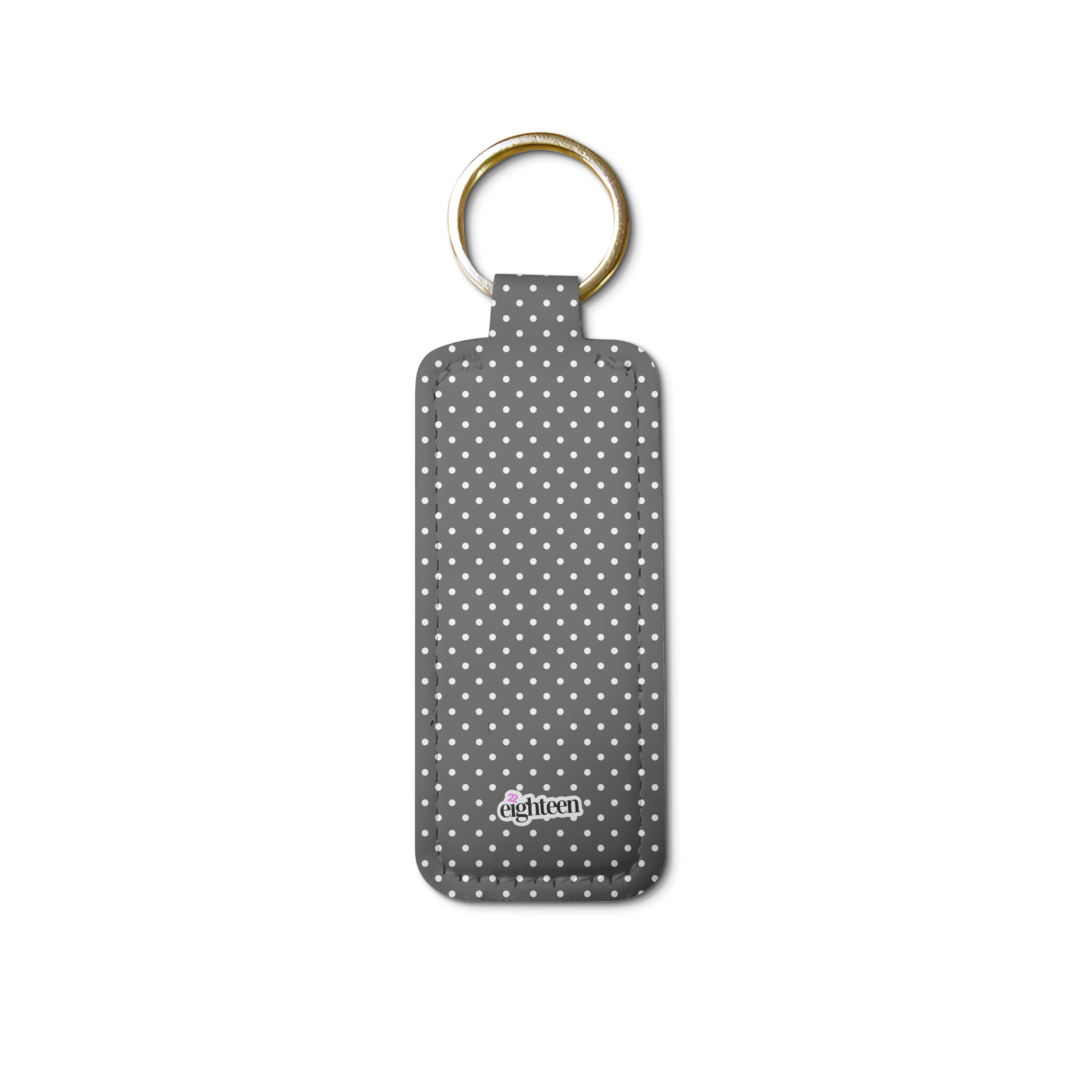 Dotty Lip Balm Pouch Keychain
