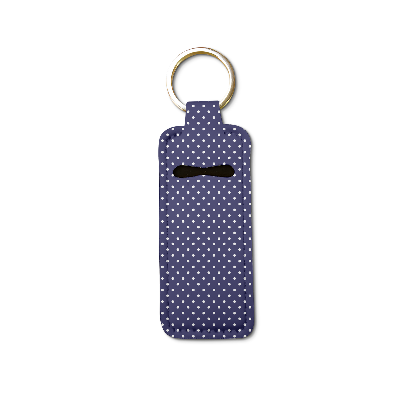 Dotty Lip Balm Pouch Keychain