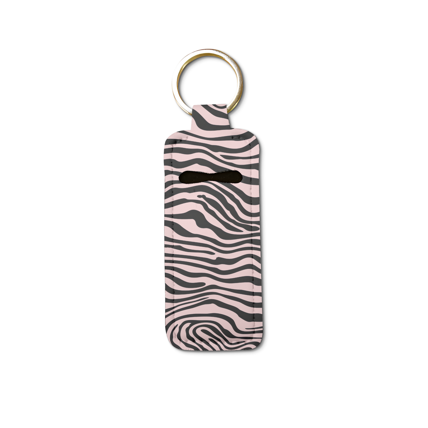Saharan Stripe Lip Balm Pouch Keychain