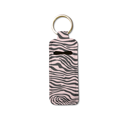 Saharan Stripe Lip Balm Pouch Keychain