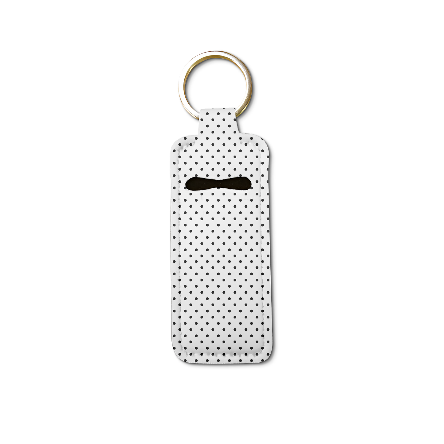 Dotty Lip Balm Pouch Keychain