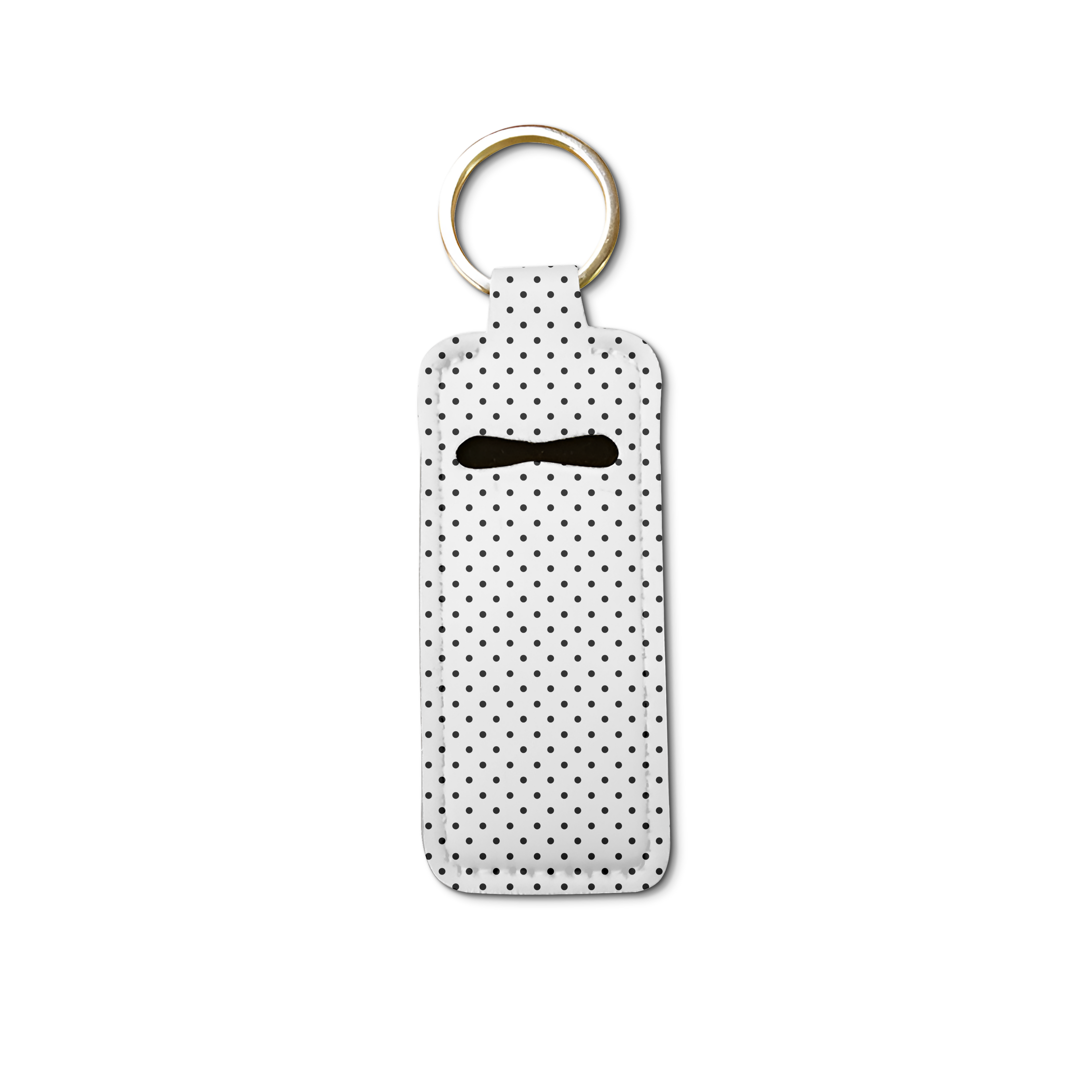 Dotty Lip Balm Pouch Keychain