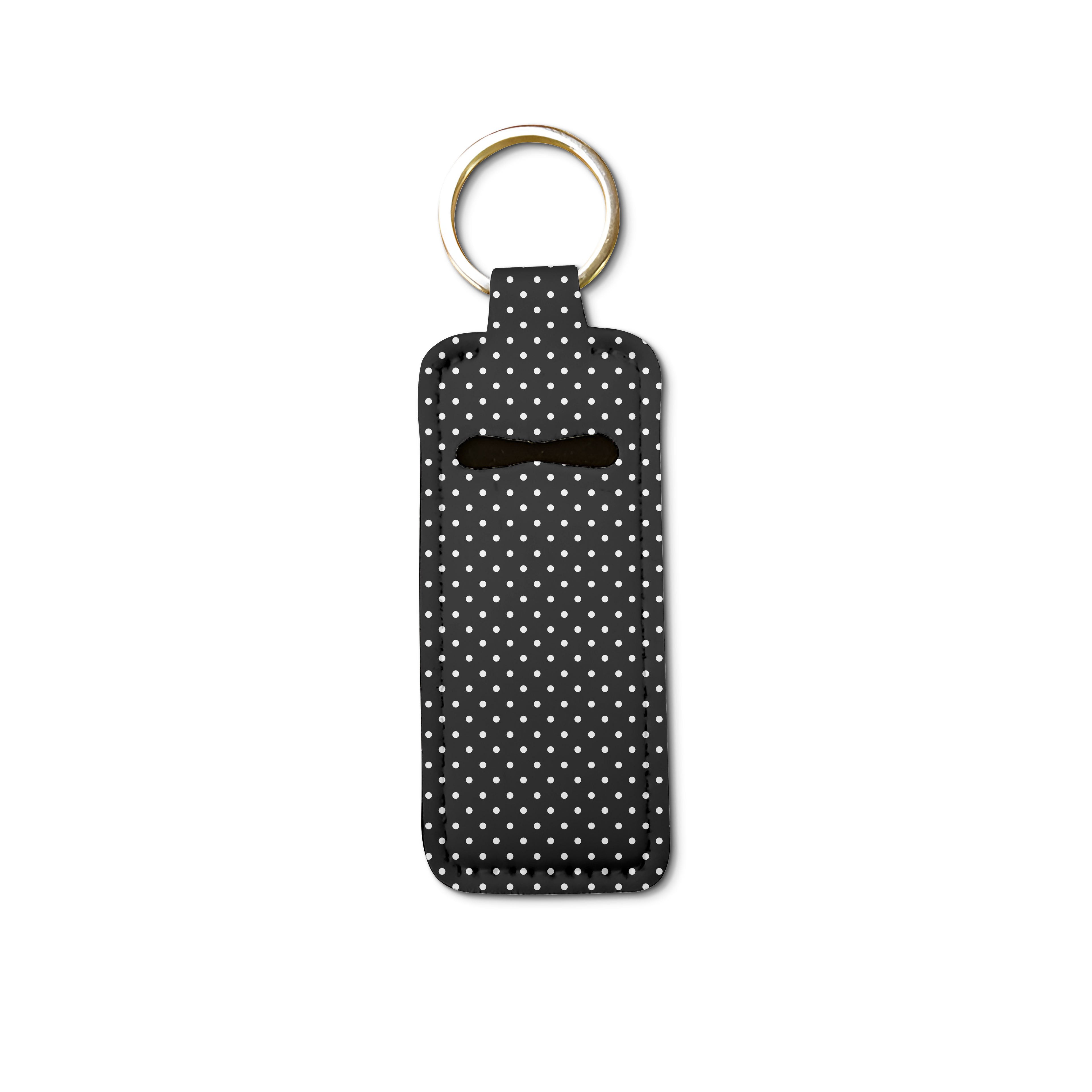 Dotty Lip Balm Pouch Keychain