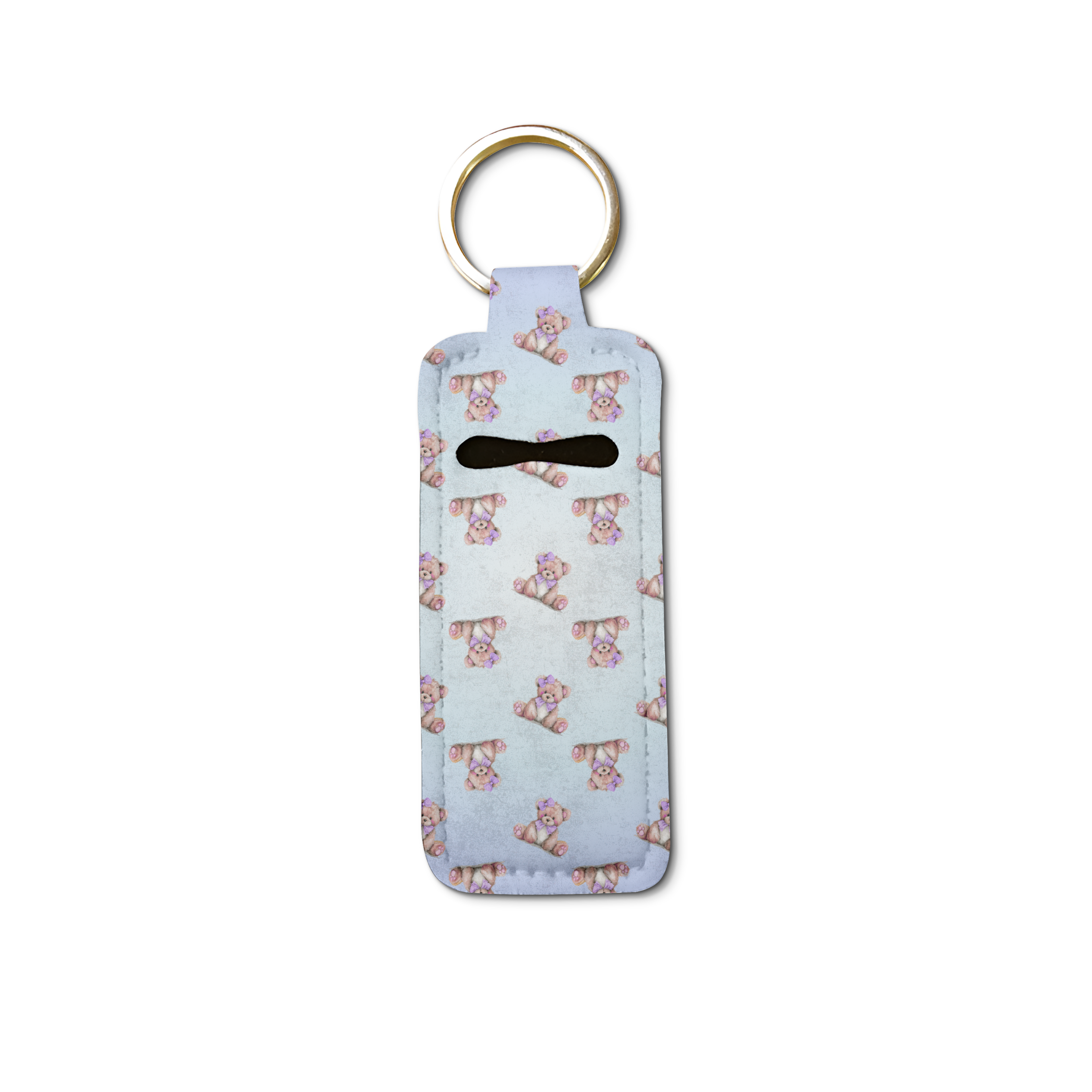 Velvet Sugar Lip Balm Pouch Keychain