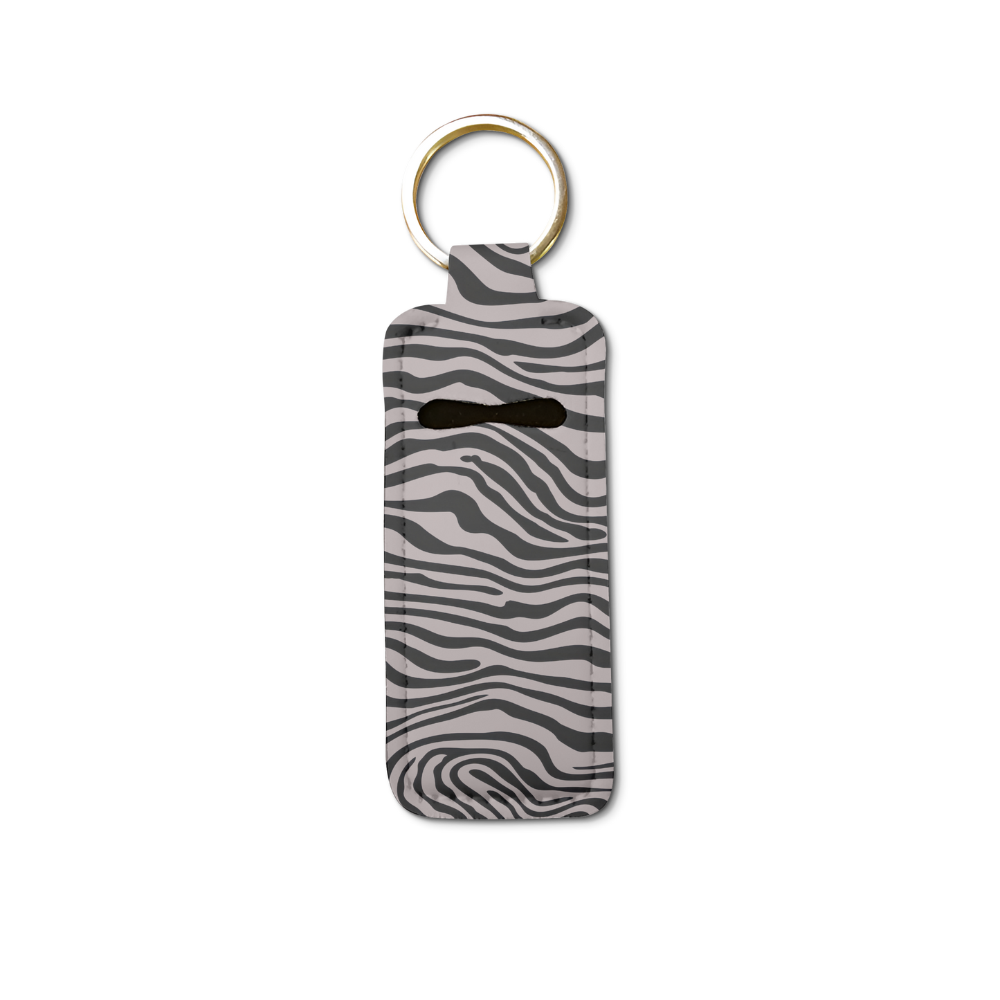 Saharan Stripe Lip Balm Pouch Keychain