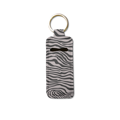 Saharan Stripe Lip Balm Pouch Keychain