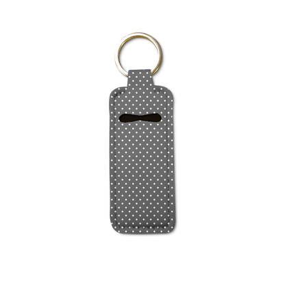 Dotty Lip Balm Pouch Keychain
