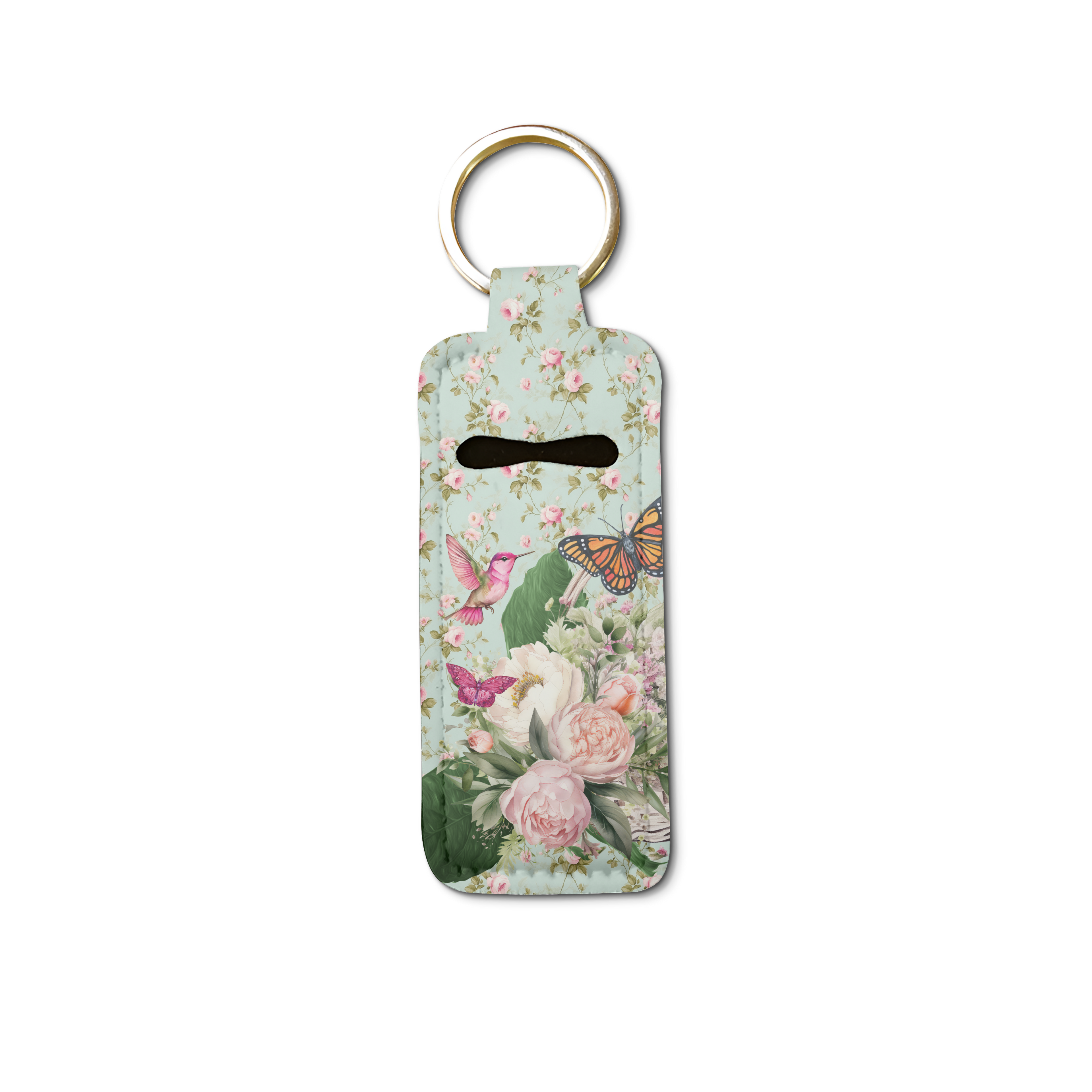 Botanic Bliss Lip Balm Pouch Keychain