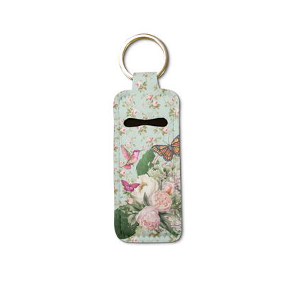Botanic Bliss Lip Balm Pouch Keychain