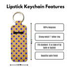 Dot Theory Lip Balm Pouch Keychain
