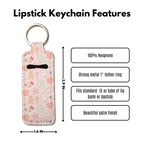 Gingerbread Bae Lip Balm Pouch Keychain