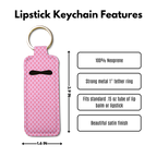 Love Dotty Lip Balm Pouch Keychain