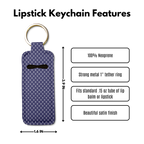 Dotty Lip Balm Pouch Keychain