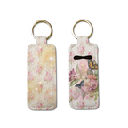 Vintage Bloom Lip Balm Pouch Keychain