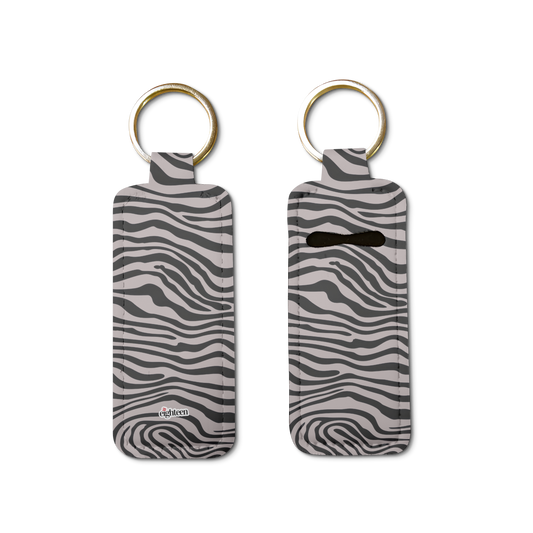 Saharan Stripe Lip Balm Pouch Keychain