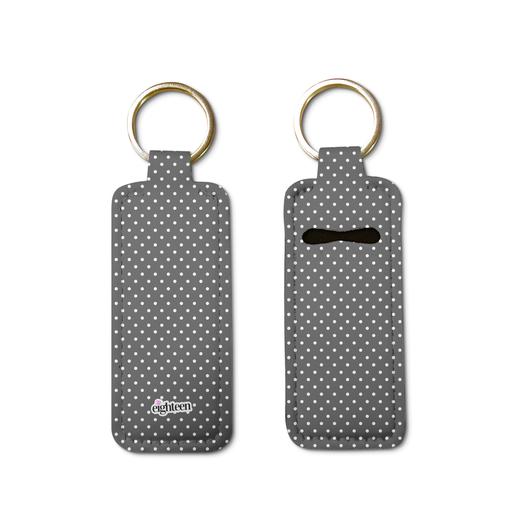 Dotty Lip Balm Pouch Keychain