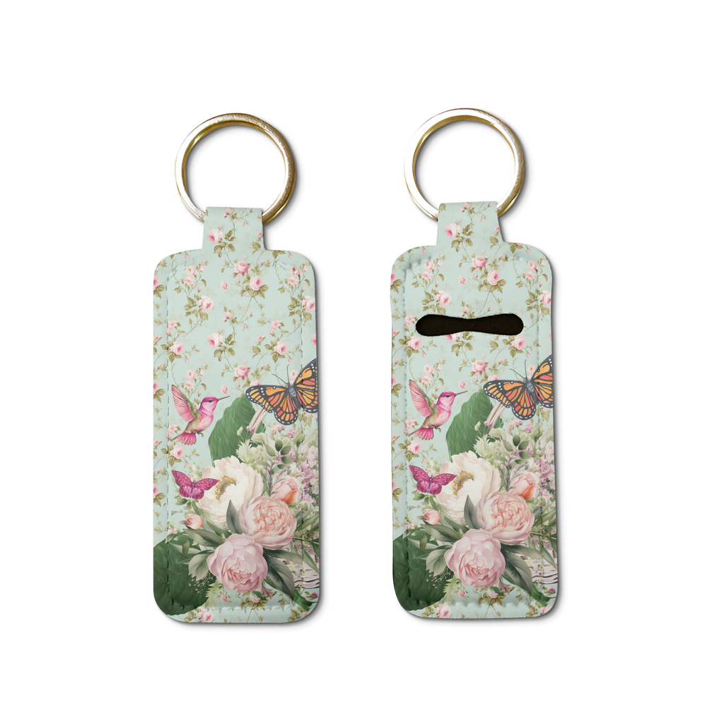 Botanic Bliss Lip Balm Pouch Keychain