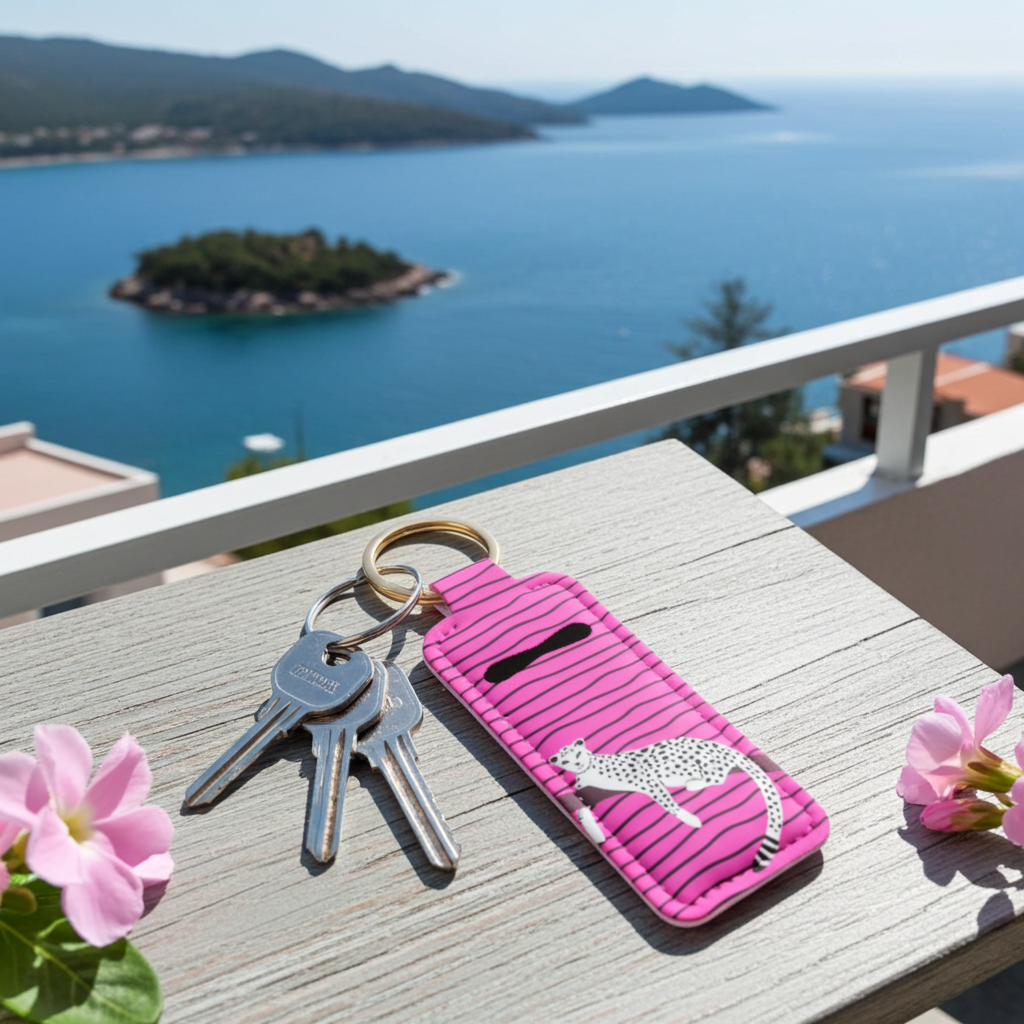 Big Ferocious Lip Balm Pouch Keychain