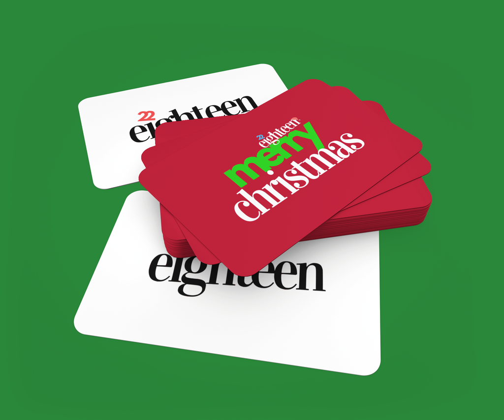 22Eighteen Holiday Gift E-Card