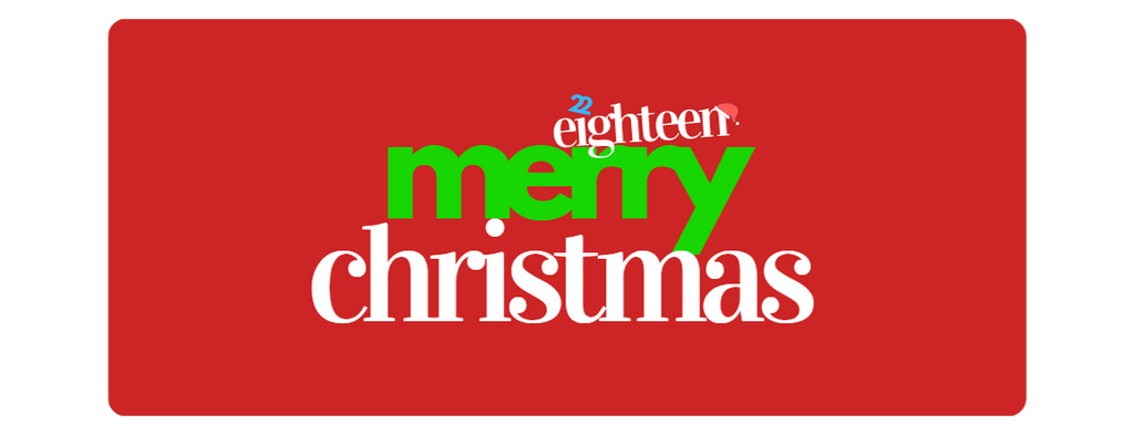 22Eighteen Holiday Gift E-Card